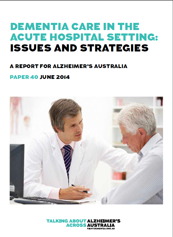 Acute care needs dementia culture change: report