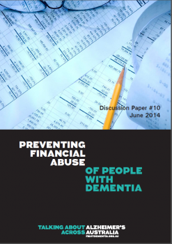 preventing financial abuse of people with dementia