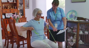 Care worker-led exercise program embeds wellness in home support