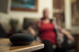 Voice command technology helps seniors manage at home