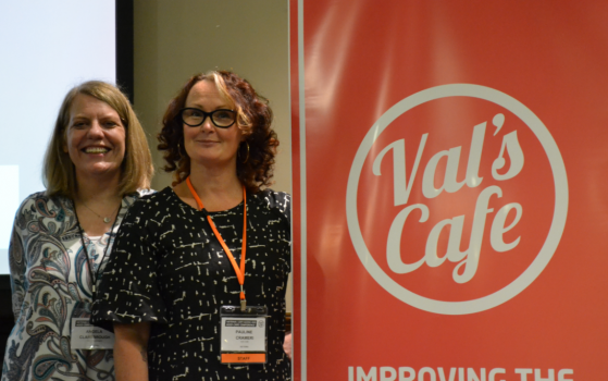 From left: Angela Clarebrough and Pauline Crameri