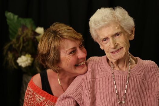 Felicity Prideaux and her mother Loas Way, a subject of one of Simon Cunich's films