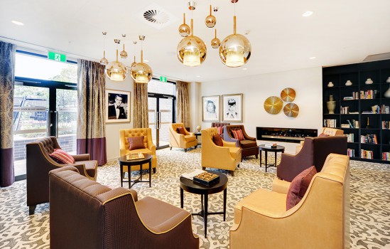 The library at Greenwood Aged Care
