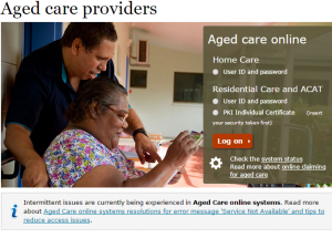 aged care online services feature