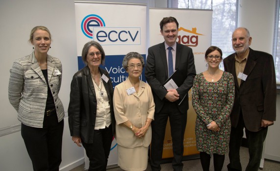 HAAG and ECCV launched their partnership to support CALD seniors this week