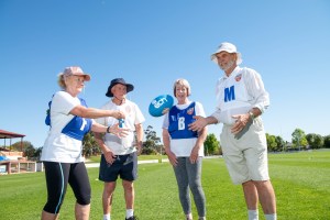 Walking footy program kicks off to keep seniors active