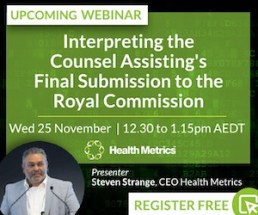 Free Webinar:  Interpreting the Counsel Assisting’s Final Submission to the Royal Commission @ Online Webinar