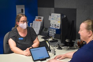 NALScribe - audiologist Emma Church and client Michelle Farina