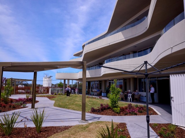 Exterior shot of HammondCare's new Miranda Mason_191022