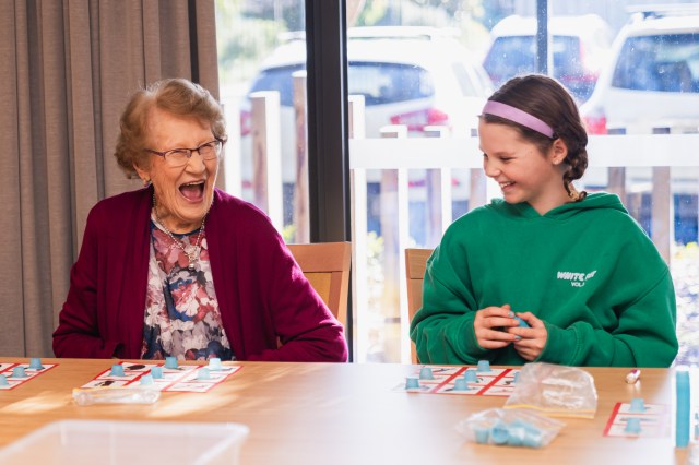 Resident Beryl Allen and Mia became fast friends
