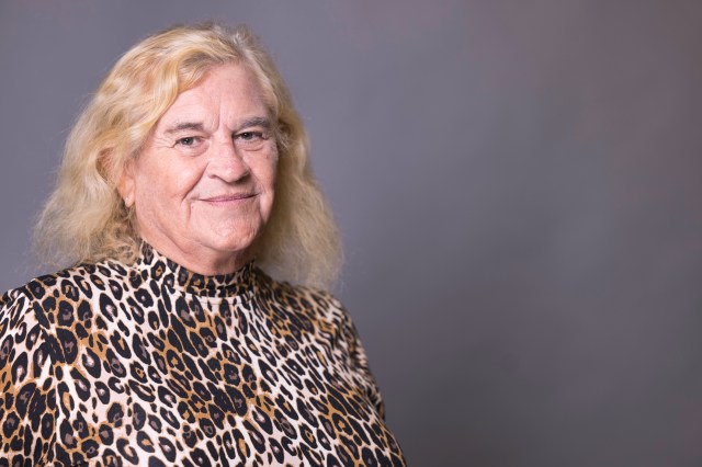 Transgender lady in her late 60s