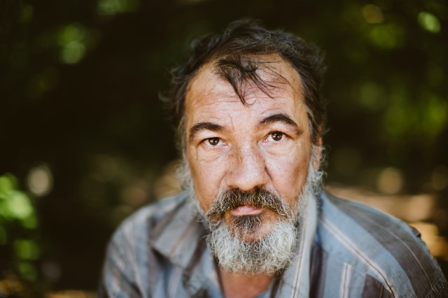 Close up picture of a man with a beard