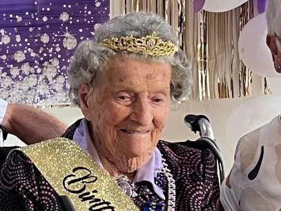Millie Andrew - 109th birthday CROP