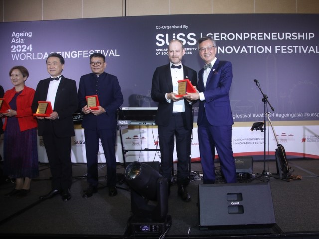 Tom Symondson - 2024 World Ageing Festival Global Award May 2024 Singapore