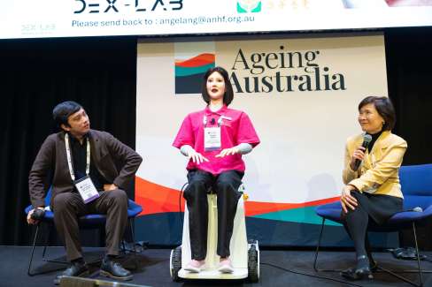 Robot companion shows off her potential